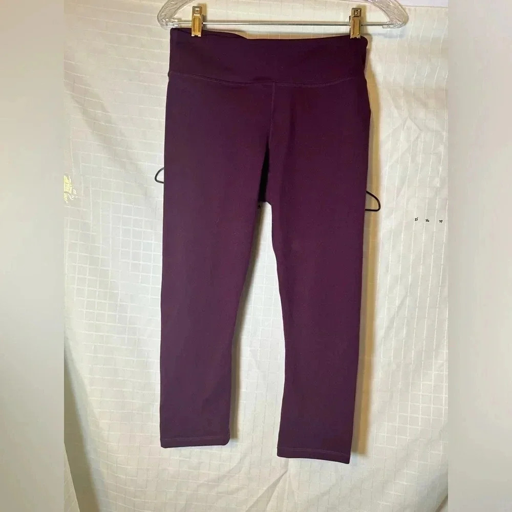 Powerhold  Fabletics Leggings Womens Size Small Red Maroon 26” Waist 23” Length